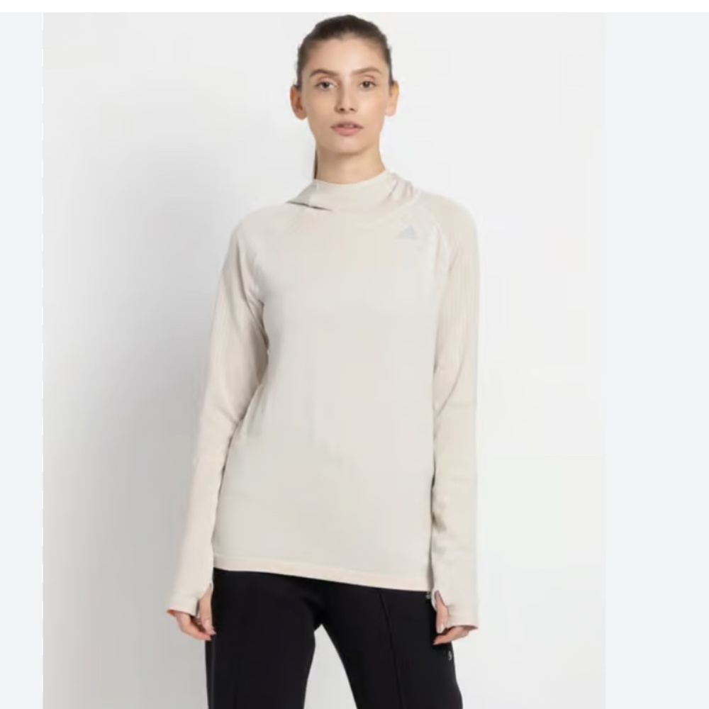 ADIDAS Performance X-City Running Knit Long Sleeve Sweatshirt HEAVILY USED